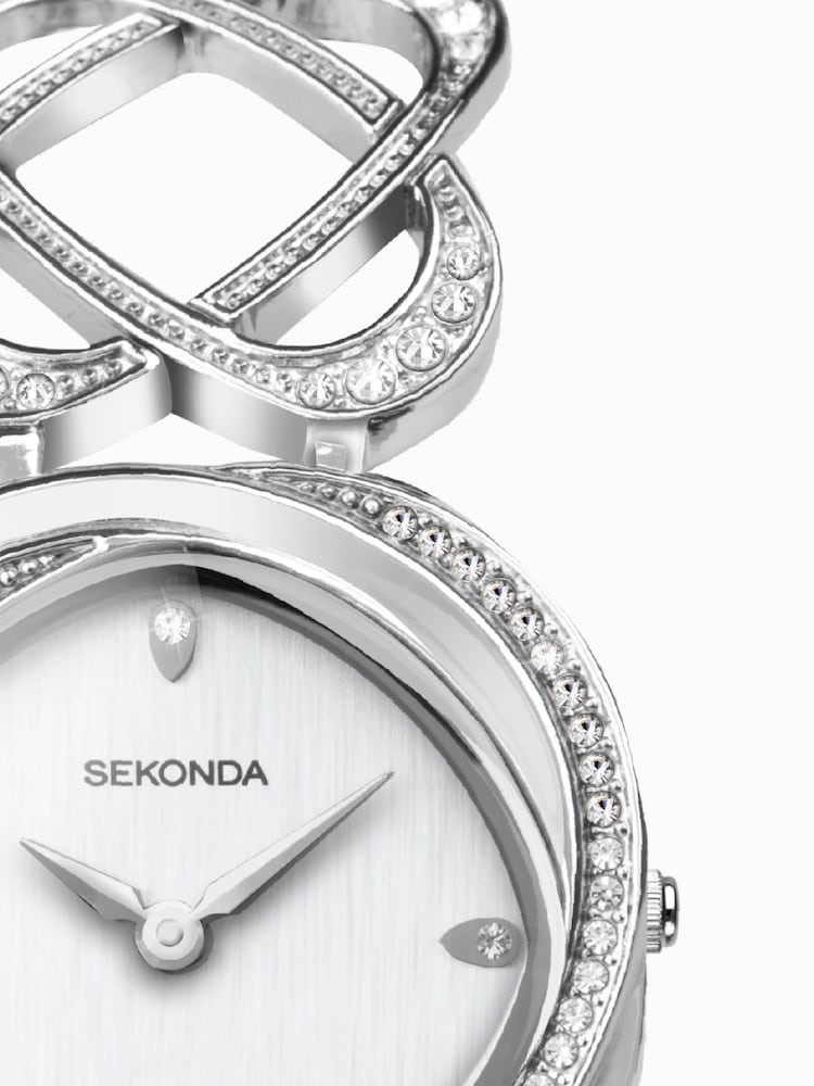 Sekonda Ladies Silver Tone Alloy Strap Watch - Image 4 of 4