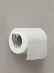 Robert Welch Silver Burford Toilet Roll Holder Fixed - Image 1 of 4