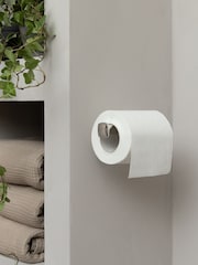 Robert Welch Silver Burford Toilet Roll Holder Fixed - Image 2 of 4
