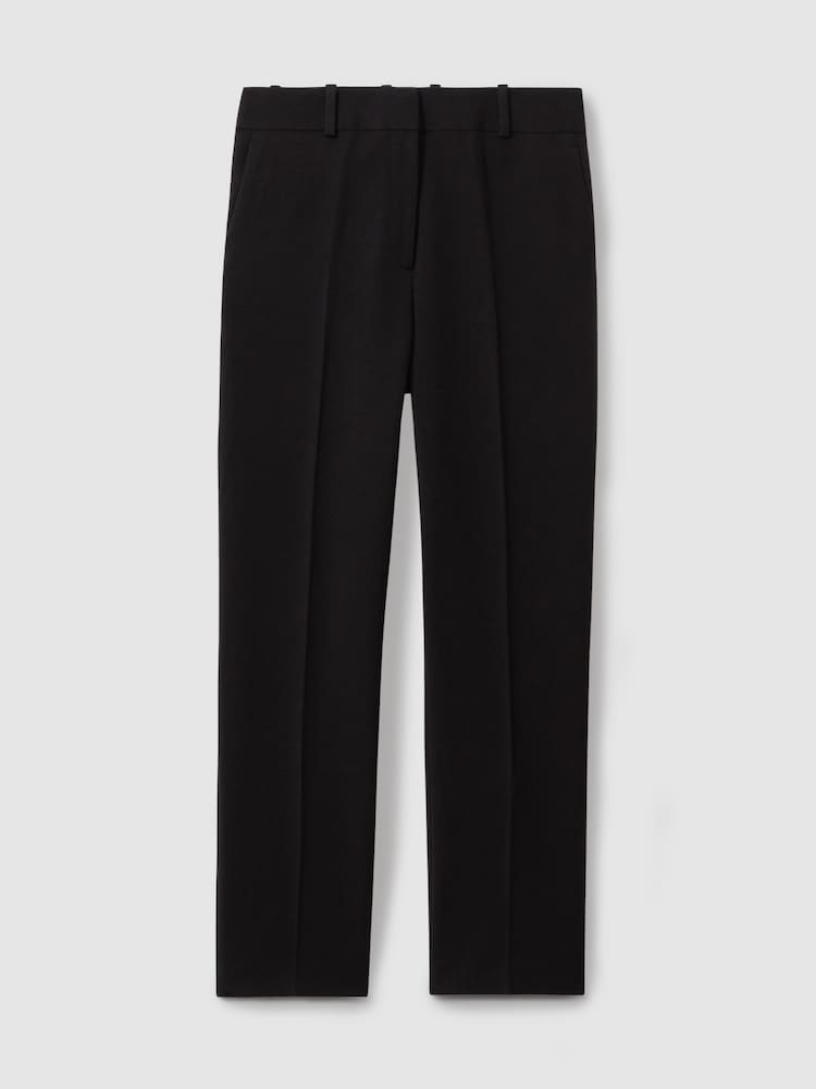 Reiss Black Gabi Tall Slim-Fit Suit Trousers - Image 2 of 8 Reiss Black Gabi Tall Slim-Fit Suit Trousers - Image 2 of 8