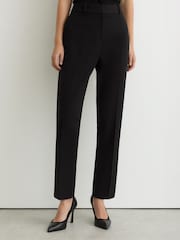 Reiss Black Gabi Tall Slim-Fit Suit Trousers - Image 4 of 8