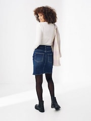 FatFace Blue Hope Denim Skirt - Image 2 of 4
