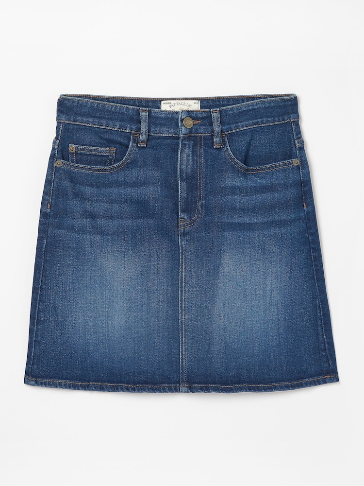 FatFace Blue Hope Denim Skirt - Image 4 of 4 FatFace Blue Hope Denim Skirt - Image 4 of 4