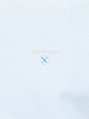 Barbour® Sky Blue Oxtown Classic Short Sleeve Oxford 100% Cotton Shirt - Image 8 of 8