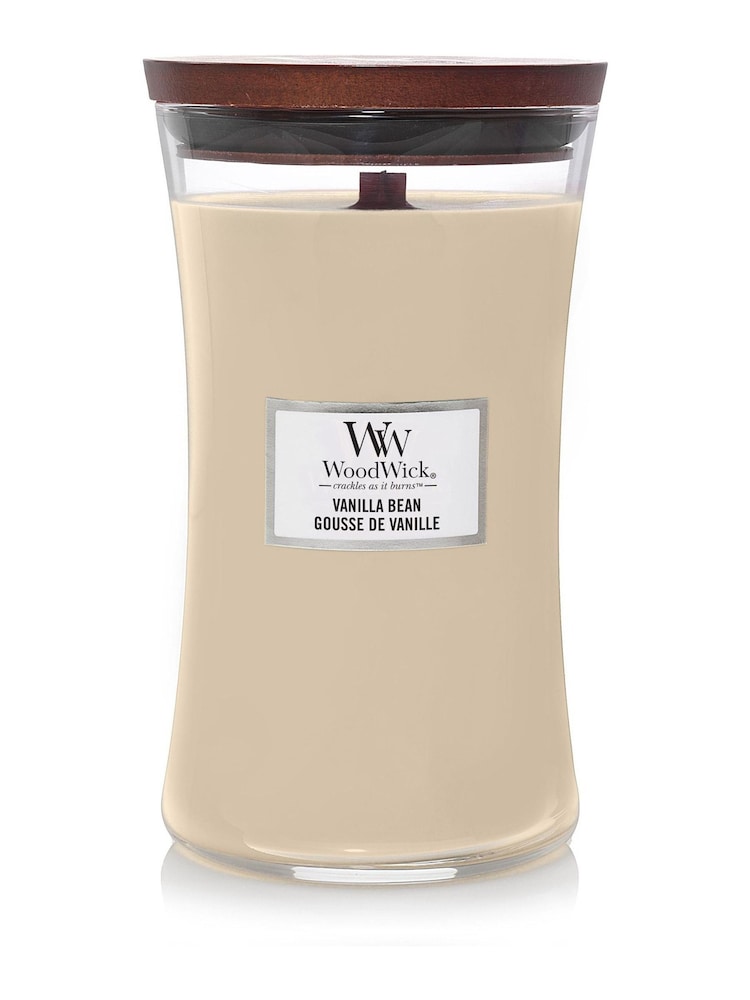 Woodwick Cream Hourglass Bean Candle - Image 2 of 2
