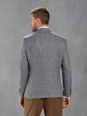 Grey Slim Signature Angelico Linen Blend Blazer - Image 3 of 13