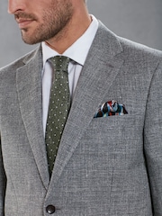 Grey Slim Signature Angelico Linen Blend Blazer - Image 4 of 13