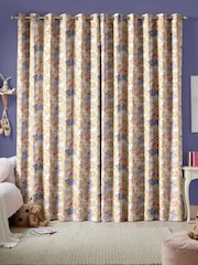 Cath Kidston Yellow Kids Unicorn Made To Measure 100% Cotton Curtains - Image 2 of 9