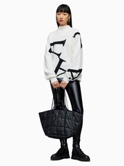 AllSaints Black A Star Jumper - Image 1 of 7