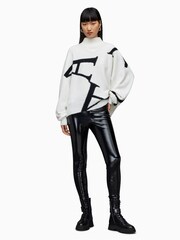 AllSaints Black A Star Jumper - Image 4 of 7