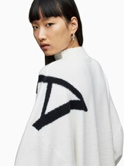 AllSaints Black A Star Jumper - Image 6 of 7