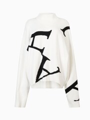 AllSaints Black A Star Jumper - Image 7 of 7