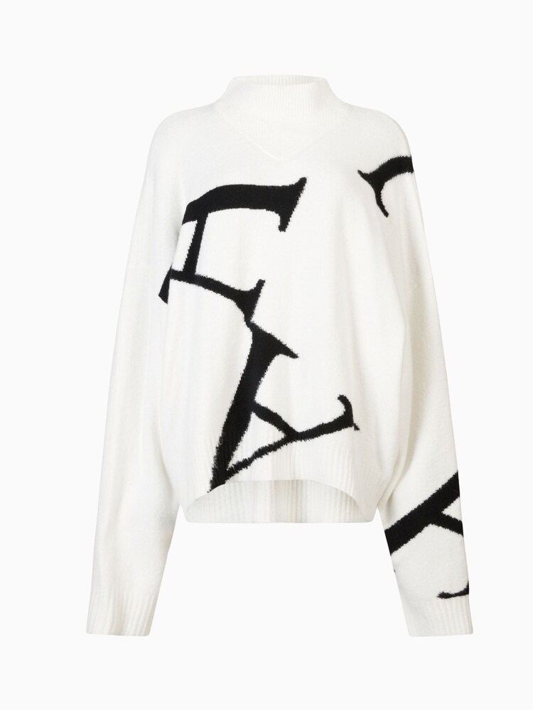 AllSaints Black A Star Jumper - Image 7 of 7