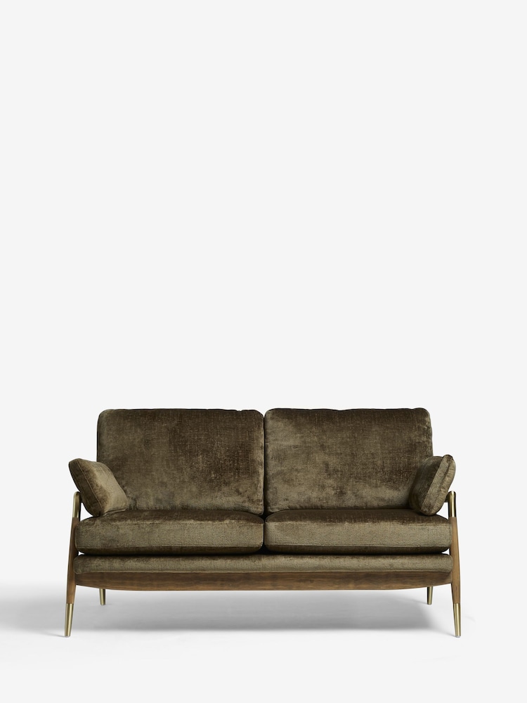 Plush Chenille Moss Green Flinton Sofa - Image 2 of 8