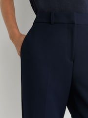 Reiss Navy Gabi Tall Puppytooth Slim-Fit Suit Trousers - Image 5 of 8