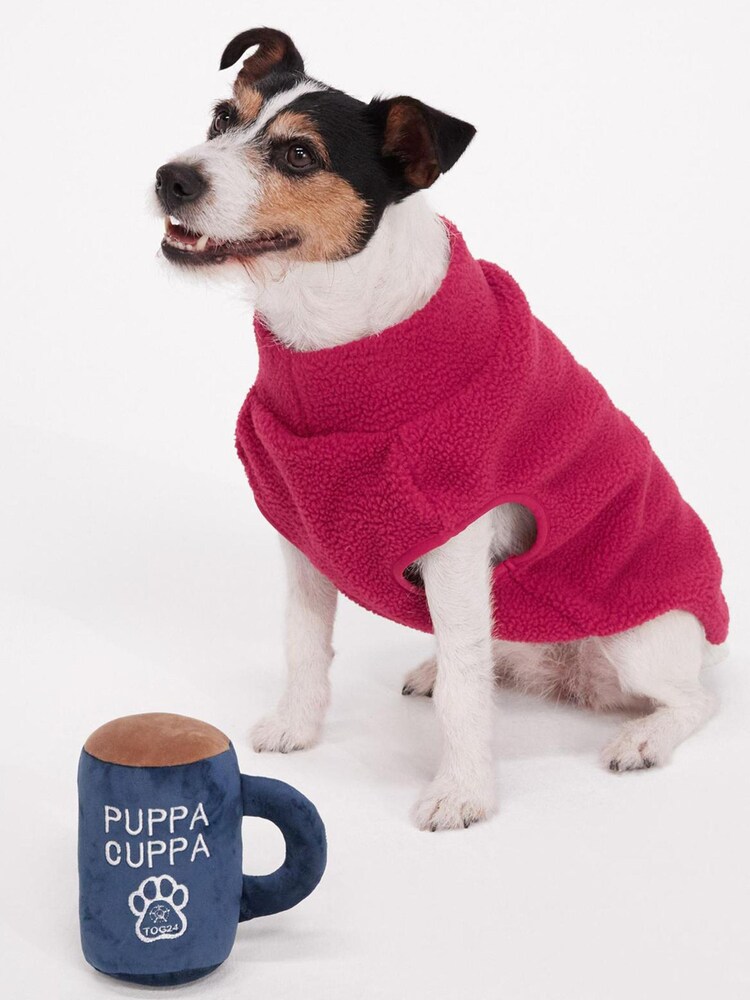 Tog 24 Pink Bow-Wow Dog Sherpa Coat - Image 1 of 5