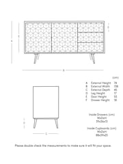 Swoon Dark Brown Terning Sideboard - Image 4 of 8