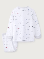 The White Company Adventure Sheep Print White Pyjamas - Image 4 of 4