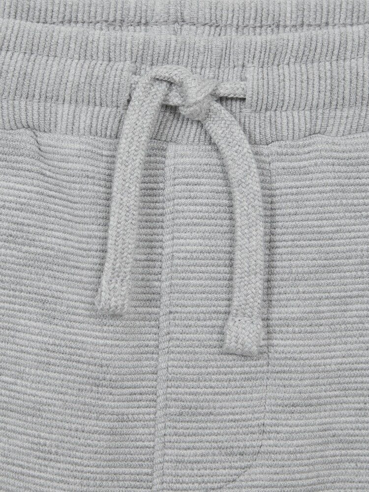 Reiss Grey Star Senior Ribbed Jersey Shorts - Image 6 of 6