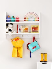 JoJo Maman Bébé Star Wall Shelf With Hooks - Image 1 of 3