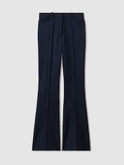 Reiss Navy Gabi Tall Flared Suit Trousers - Image 2 of 8