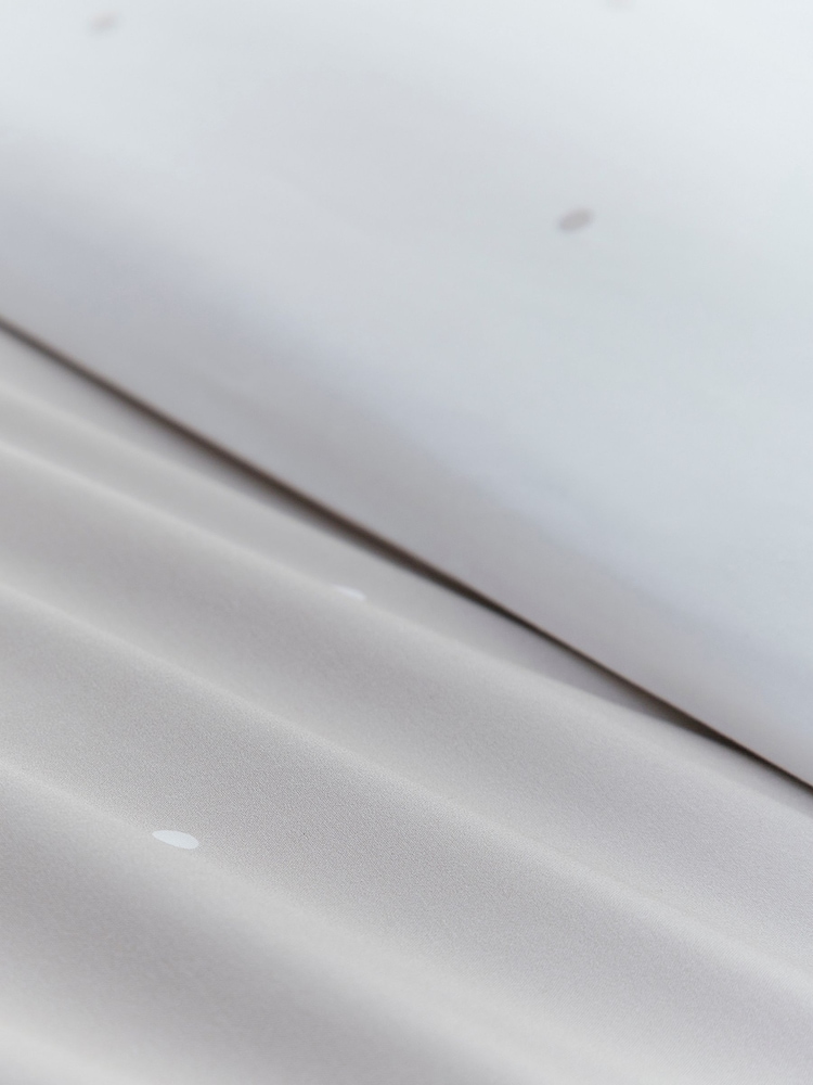 Drift Home Natural Betty Spot Duvet Cover and Pillowcase Set - Image 4 of 4