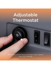 Warmlite Grey Double Door 2KW Fireplace Heater - Image 3 of 7