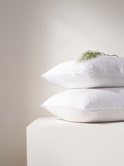 Truly Set of 2 White Bamboo Viscose Pillowcases - Image 1 of 2