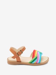 Little Bird by Jools Oliver Multi Younger Rainbow Knot Sandals - Image 1 of 6