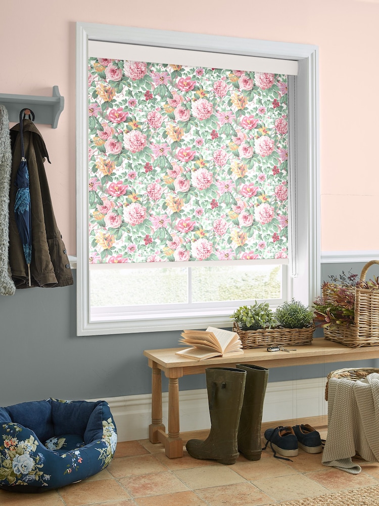 Laura Ashley Rose Pink Aveline Made To Measure Roller Blind - Image 2 of 6