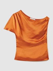 Anna Quan Satin Off-The-Shoulder Top - Image 2 of 5
