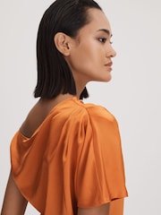 Anna Quan Satin Off-The-Shoulder Top - Image 3 of 5