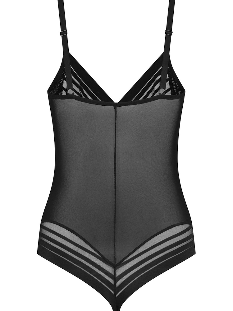 Bye Bra Powermesh Thong Bodysuit - Image 5 of 5 Bye Bra Powermesh Thong Bodysuit - Image 5 of 5