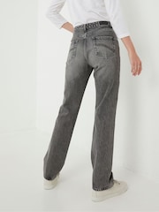 FatFace Grey Sutton Straight Jeans - Image 2 of 4