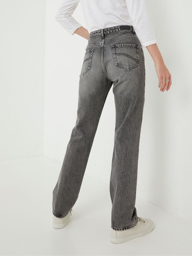 FatFace Grey Sutton Straight Jeans - Image 2 of 4