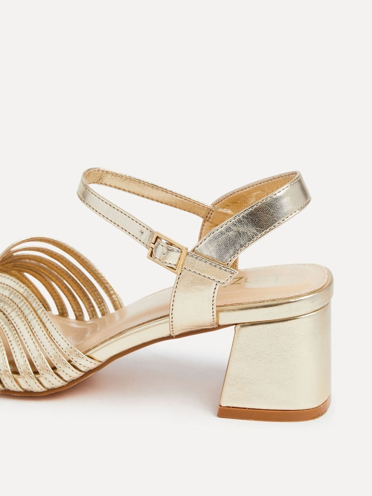 Linzi Gold Ivy Block Heeled Sandals - Image 5 of 5