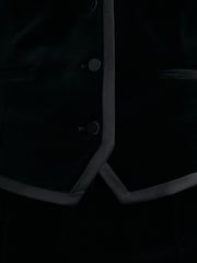Černý - Reiss Wren Velvet Satin-Trim Tailored Waistcoat - Obrázek 5 z 8