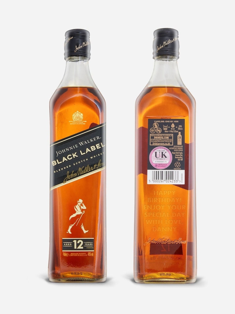 Personalised Johnnie Walker 70cl by Gifted Drinks - Image 1 of 3