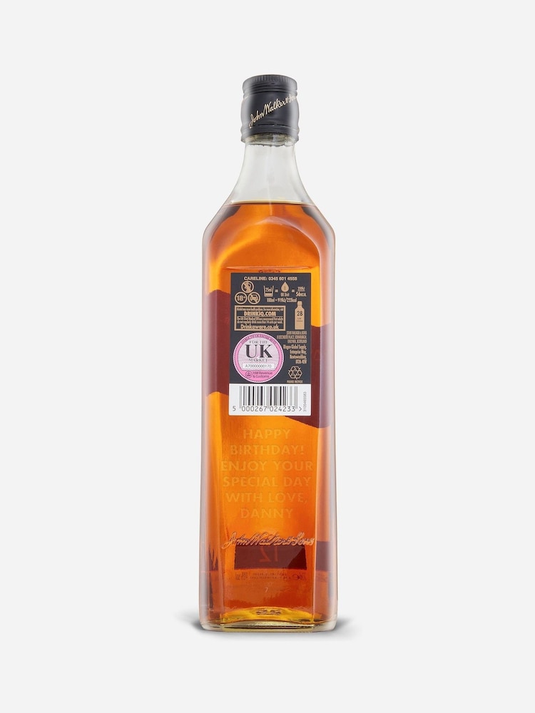 Personalised Johnnie Walker 70cl by Gifted Drinks - Image 2 of 3