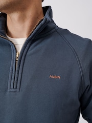 Aubin Cotton Provost Quarter Zip 100% Cotton Sweat Top - Image 5 of 10