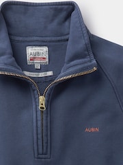 Aubin Cotton Provost Quarter Zip 100% Cotton Sweat Top - Image 9 of 10