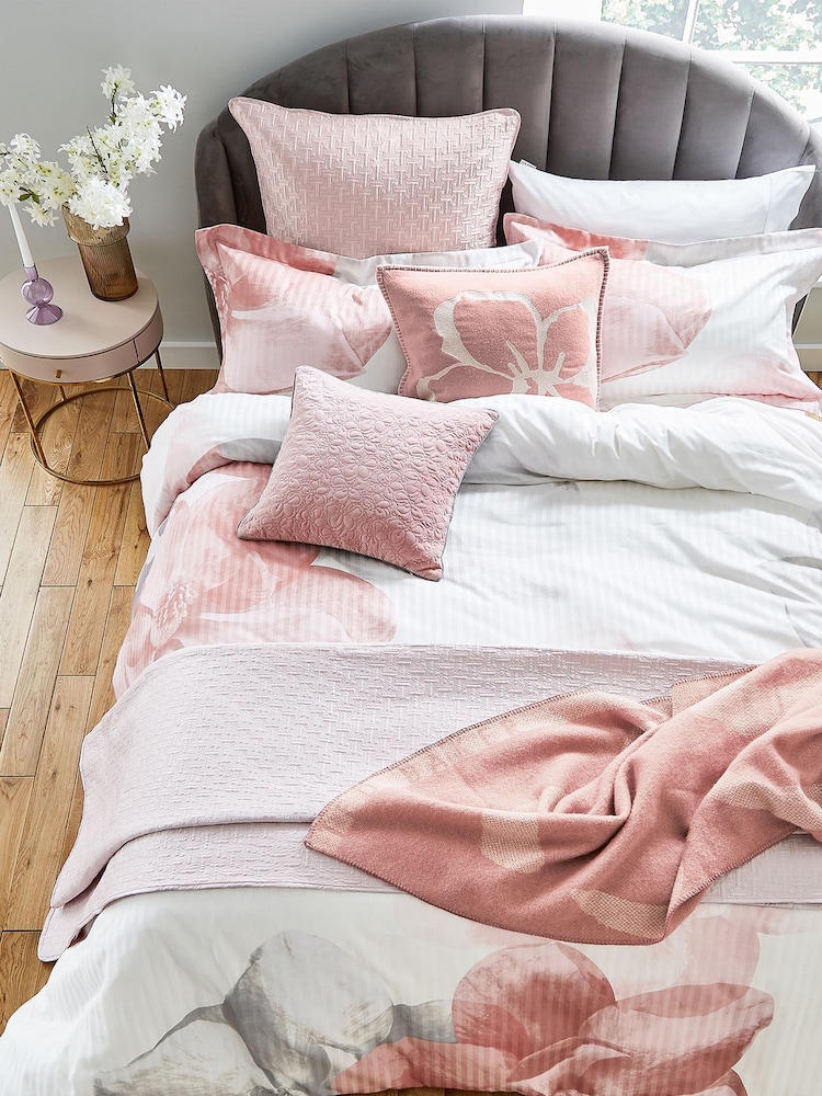 Ted Baker Pink Photo Magnolia Pillowcase - Image 2 of 3