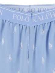 Polo Ralph Lauren Blue 100% Cotton Pony Player Pyjamas Set - Image 5 of 5