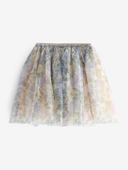Lilac Purple Floral Midi Tutu Skirt (3mths-7yrs) - Image 6 of 6