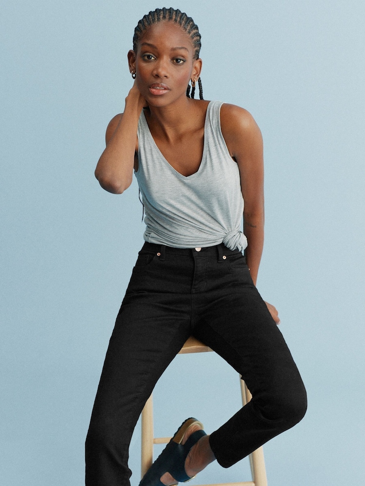 Black Denim Skinny Jeans - Image 2 of 5
