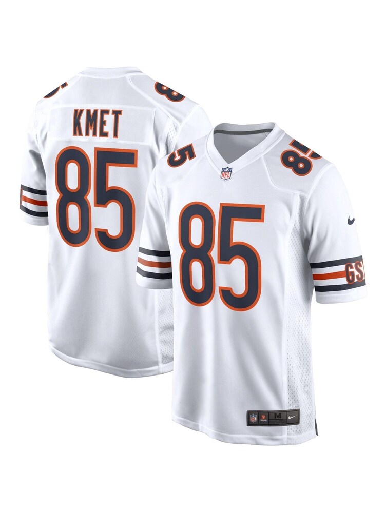 Nike White NFL Chicago Bears Game Road Jersey - Cole Kmet Youth - Image 1 of 3 Nike White NFL Chicago Bears Game Road Jersey - Cole Kmet Youth - Image 1 of 3