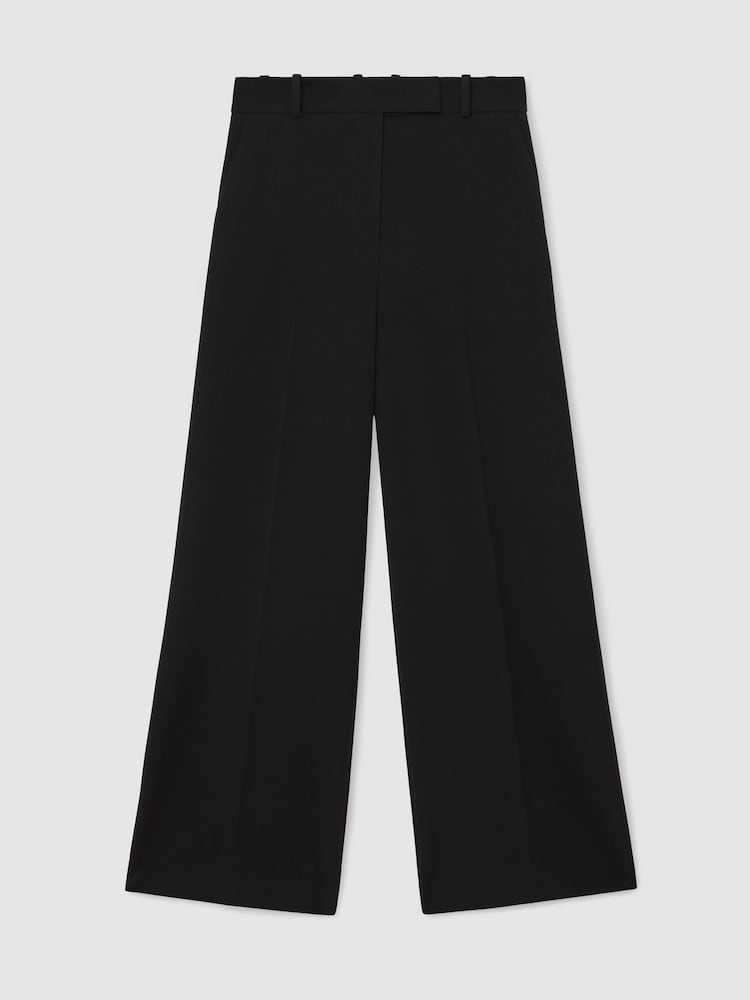 Schwarz - Reiss Gabi Anzughose mit weitem Bein - Bild 2 von 8 Schwarz - Reiss Gabi Anzughose mit weitem Bein - Bild 2 von 8