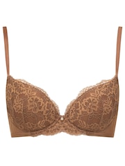 Ann Summers Nude 3 Sexy Lace Padded Plunge Bra - Image 5 of 5