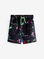 Schwarz/Prisma/Bedruckt - Badeshorts (3–16 Jahre) - Bild 2 von 4