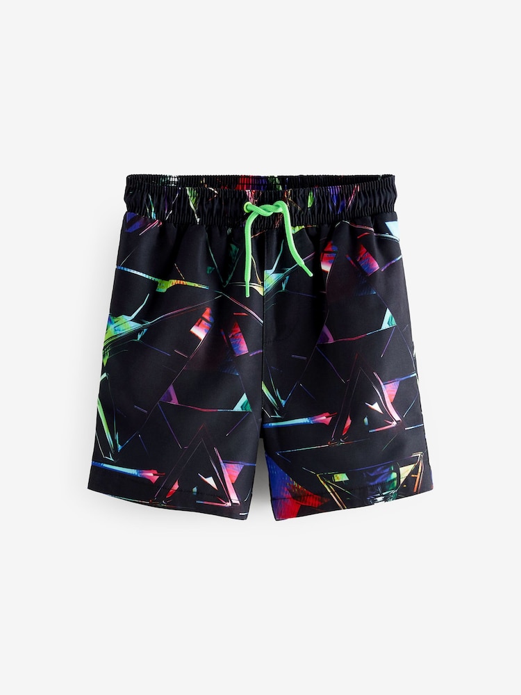 Schwarz/Prisma/Bedruckt - Badeshorts (3–16 Jahre) - Bild 2 von 4 Schwarz/Prisma/Bedruckt - Badeshorts (3–16 Jahre) - Bild 2 von 4